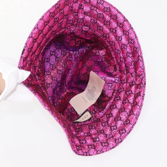 GUCCI Bucket Hat Nylon S Pink 697361 Auth am9146V - Picture 8 of 14